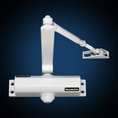 Купить Доводчик FE-B4W (белый) на дверь весом 65-85кг. Литой алюминиевый корпус, регулируемая скорость закр