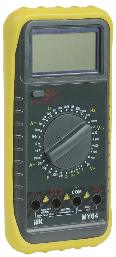 Мультиметр цифровой Professional MY64. IEK