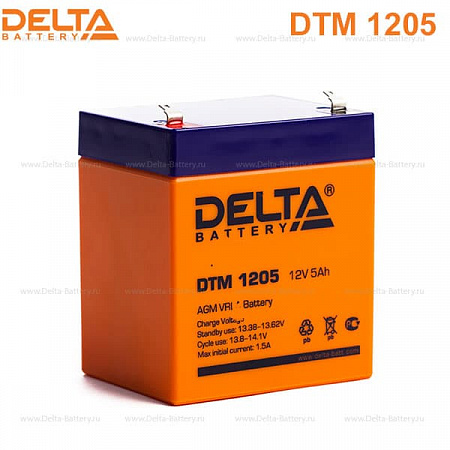 Купить Аккумулятор DTM 1205, 12В/5Aч.