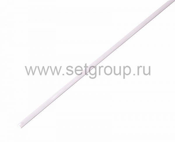 Купить Термоусадка 3.5/1.75мм., белая.1 метр.(Rexant)