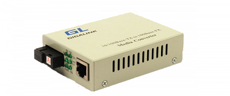 Купить Медиаконвертер неуправляемый GL-MC-UTPF-SC1F-18SM-1310-N из UTP, 100Мбит/c в WDM, без LFP, SM, SC, T