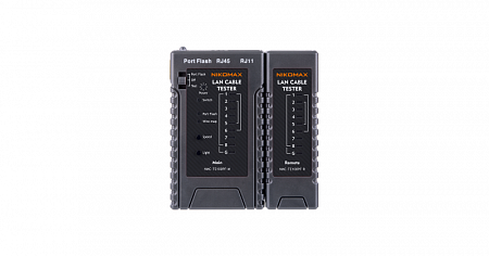 Купить Тестер NMC-TE100PF кабельный, UTP/STP, RJ11, RJ12, RJ45, с функцией Port Flash и LED фонарем. NIKOMA