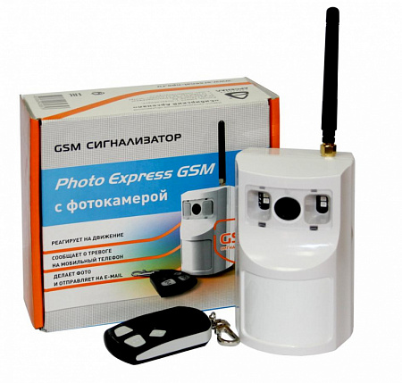 Купить Сигнализатор Photo EXPRESS GSM, беспроводной GSM-сигнализатор Photo EXPRESS GSM + 1 радиоканальный б
