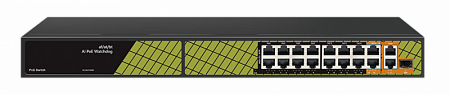 Купить Коммутатор TSn-16FP18G2S1 15x100Мбит/с PoE порта +1 порт 1000Мбит/с PoE + 2x1000Мбит/с порта Uplink 