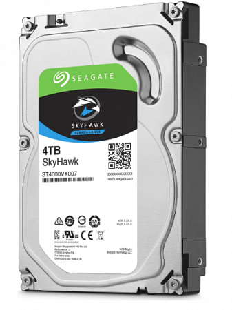 Купить Жёсткий диск 4Tб SEAGATE SkyHawk ST4000VX015 